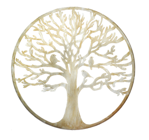 Decorative Circle Wall Art - Doves