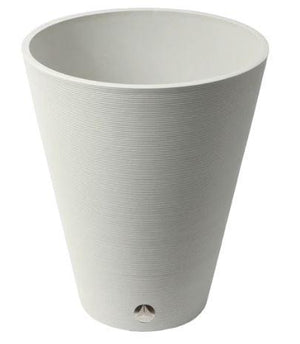 Planter - Valencia Ribbed Taper - White | Beyond the House