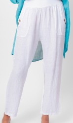 Pull On Straight Leg Pants
