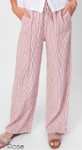 Striped Linen Pants