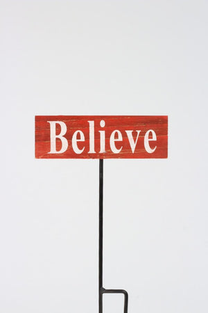 Sign - Believe, Small Red