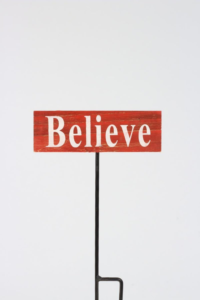 Sign - Believe, Small Red
