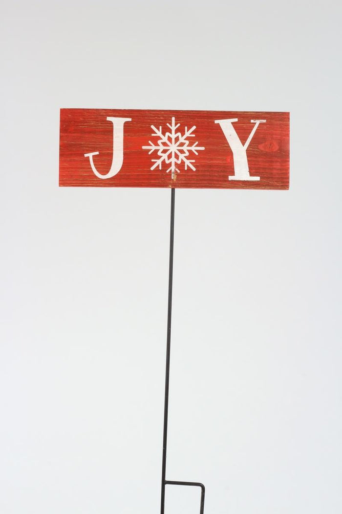 Sign - Joy, Large Red