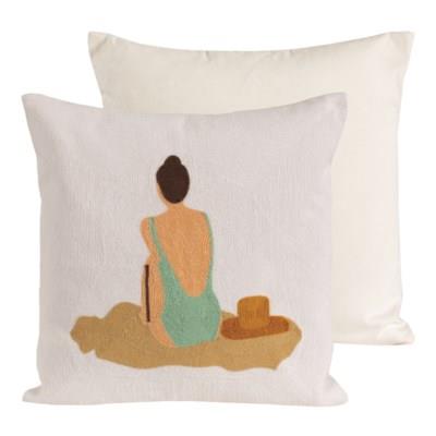 Pillow - Girl on Beach