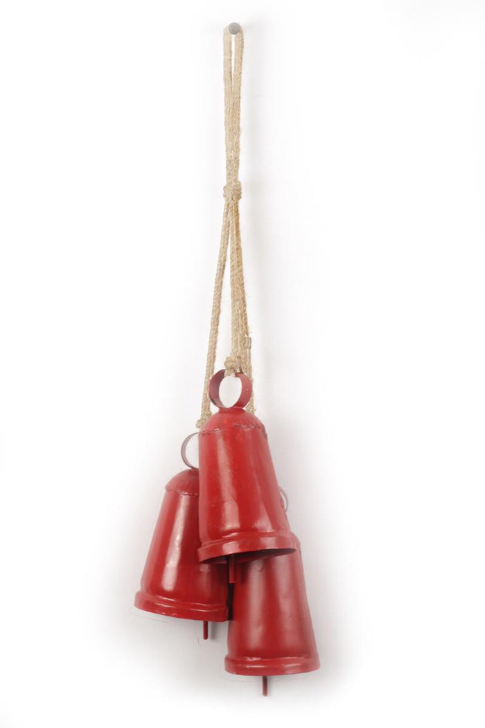 Bells Red Set of 3