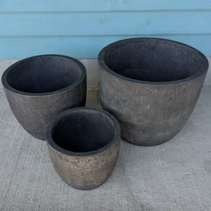 Planter - Black Cement Short