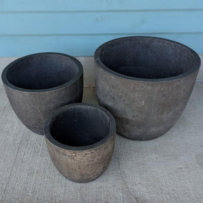 Planter - Black Cement Short