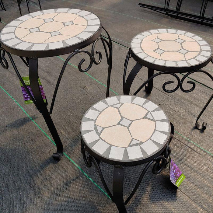 Plant Stand Scroll Mosaic