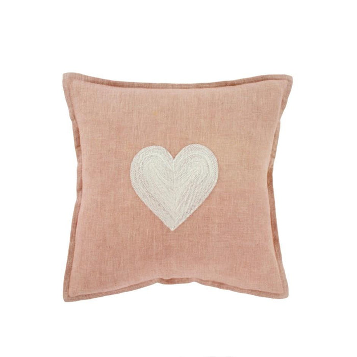 Pillow - Heart Linen